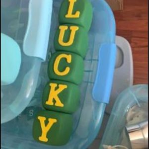 St. Patrick’s tier tray blocks